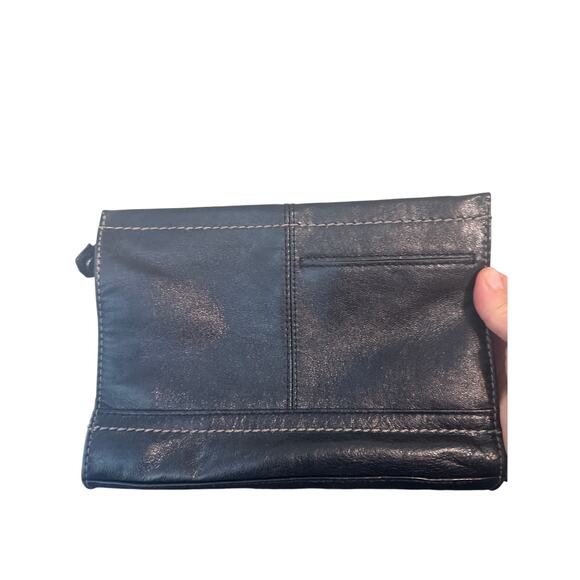 The Sak Iris Womens Black Leather Crossbody Purse Small Shoulder Bag Handbagn c2 - Picture 5 of 6